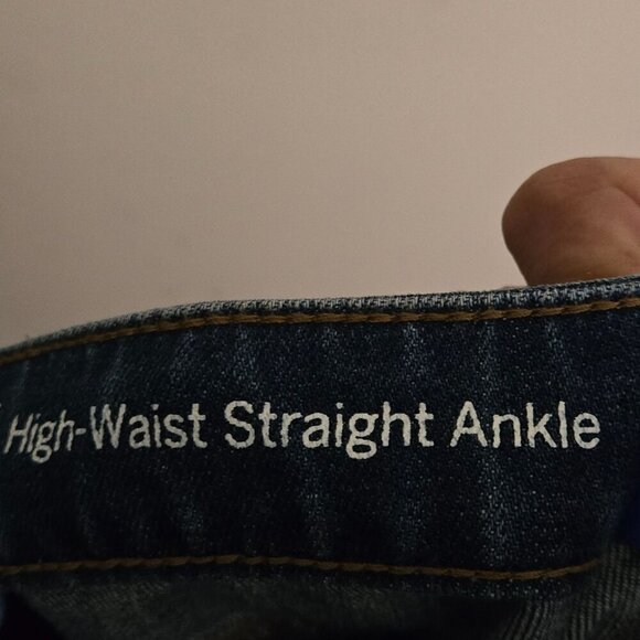 Talbots High Waist Straight Ankle Jeans Size 10p - Picture 5 of 6